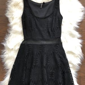 Small Black Sunflower Dress